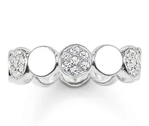 Thomas Sabo Ring Glam & Soul Sparkling Circles Silver D