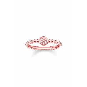 Thomas Sabo Rose Gold Ring With Diamond