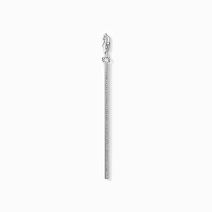 Thomas Sabo Silver Vertical Bar Pendant Charm