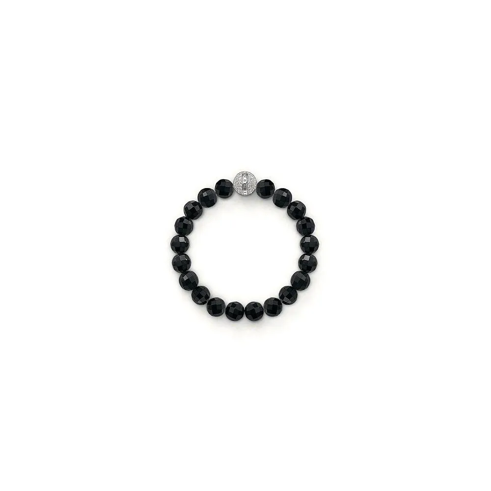 Thomas Sabo Sterling Silver Black Bracelet