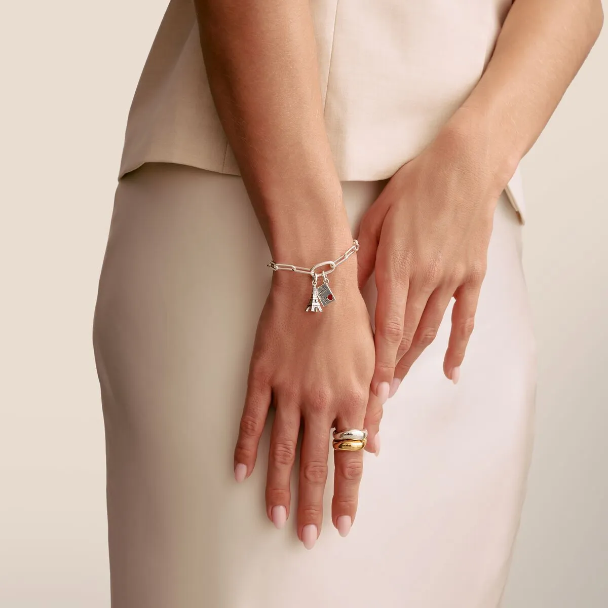 Thomas Sabo Sterling Silver Eiffel Tower Connect Charm
