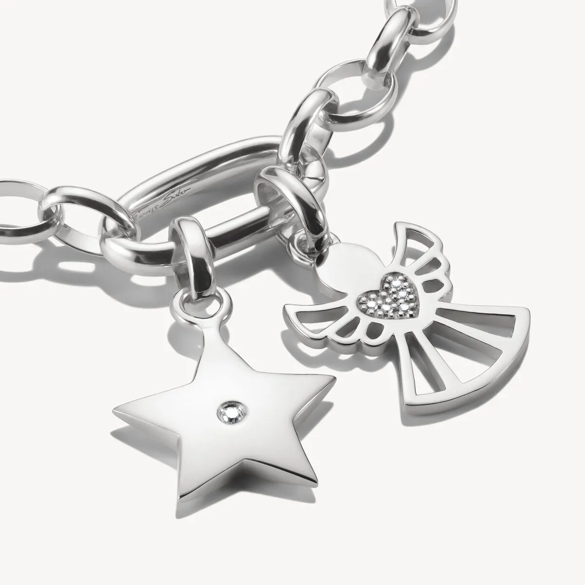 Thomas Sabo Sterling Silver Guardian of Love Connect Charm
