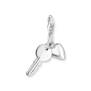 Thomas Sabo Sterling Silver Key Heart Charm D