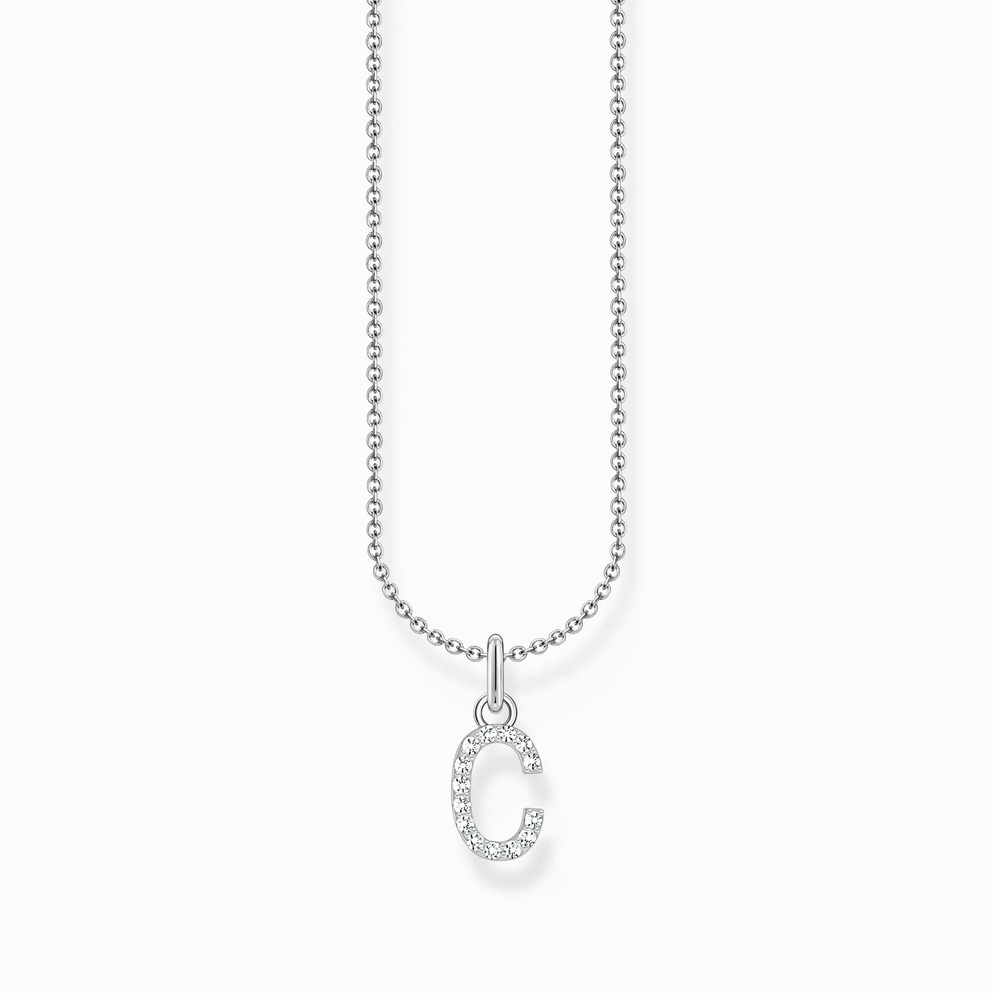 Thomas Sabo Sterling Silver Letter C Necklace