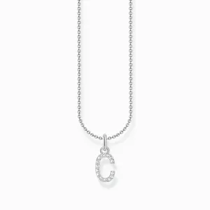 Thomas Sabo Sterling Silver Letter C Necklace