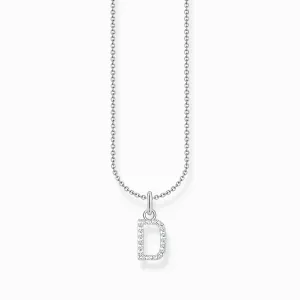 Thomas Sabo Sterling Silver Letter D Necklace