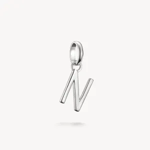 Thomas Sabo Sterling Silver Letter N Connect Charm