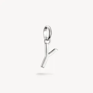 Thomas Sabo Sterling Silver Letter Y Connect Charm
