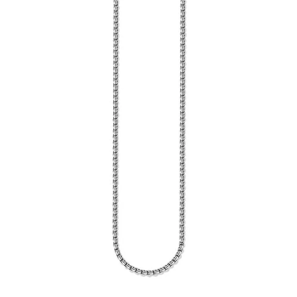 Thomas Sabo Sterling Silver Oxidised 53cm Box Chain
