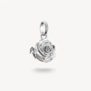 Thomas Sabo Sterling Silver Rose Blossom Connect Charm