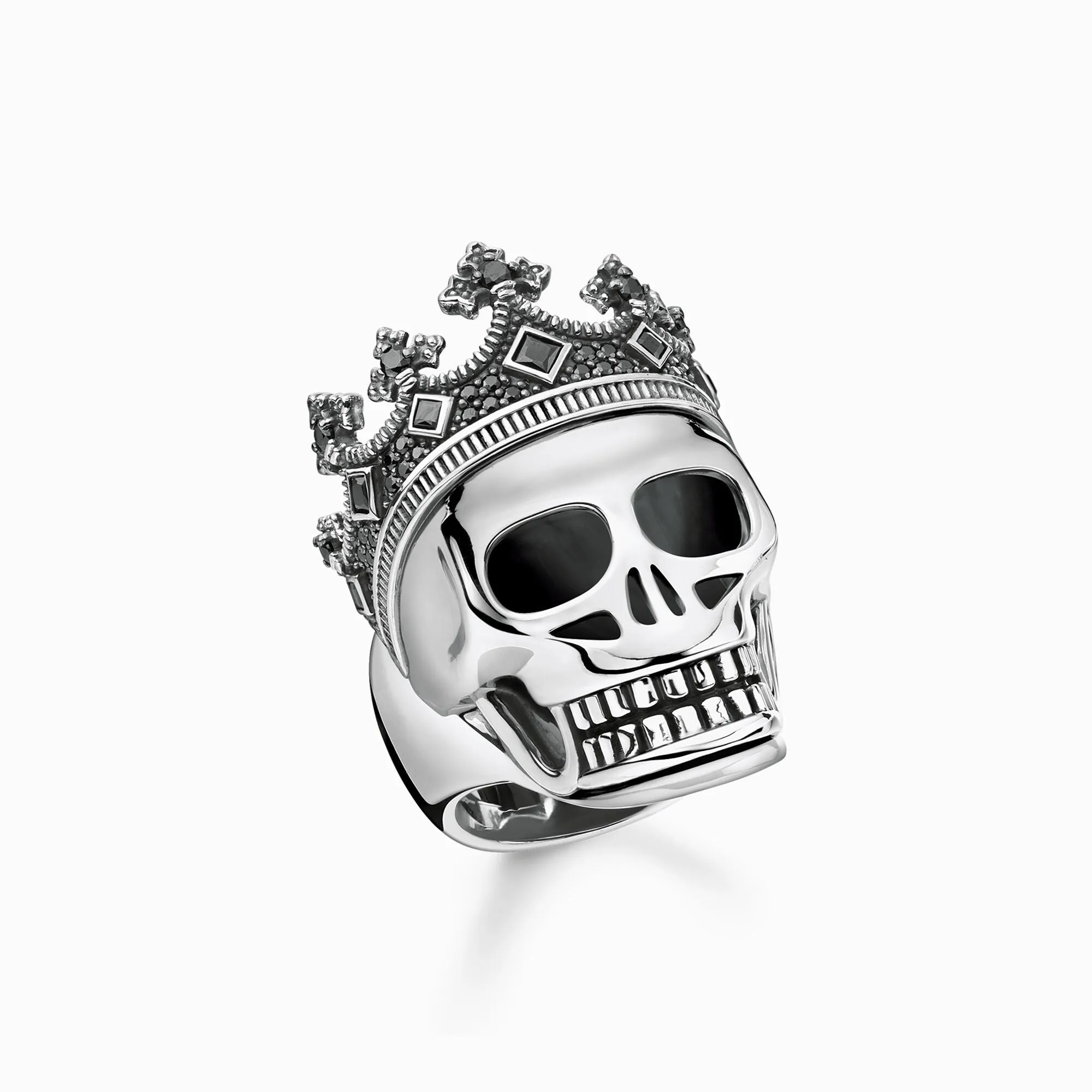 Thomas Sabo Sterling Silver Skull Crown Ring