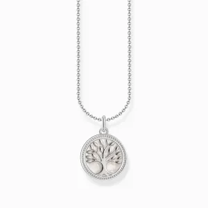 Thomas Sabo Sterling Silver Tree of Love Enamel Necklace