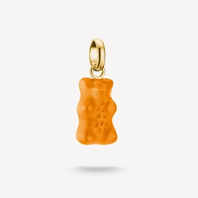 Thomas Sabo 18ct Gold Plated Orange Haribo Bear Connect Charm