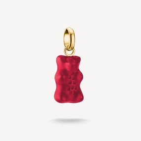 Thomas Sabo 18ct Gold Plated Red Haribo Bear Connect Charm