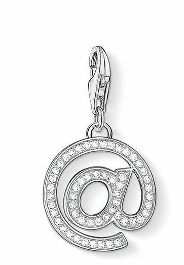 Thomas Sabo Charm Club Sterling Silver White Zirconia @ Charm D