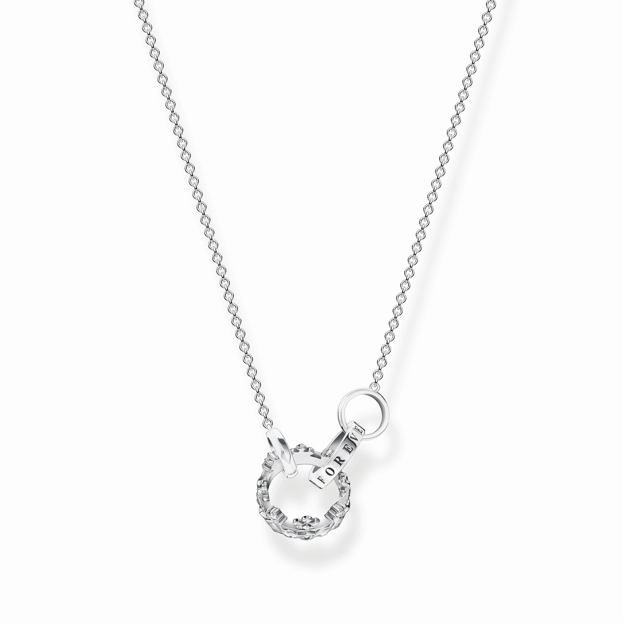 Thomas Sabo Crown Sterling Silver Forever Together Necklace