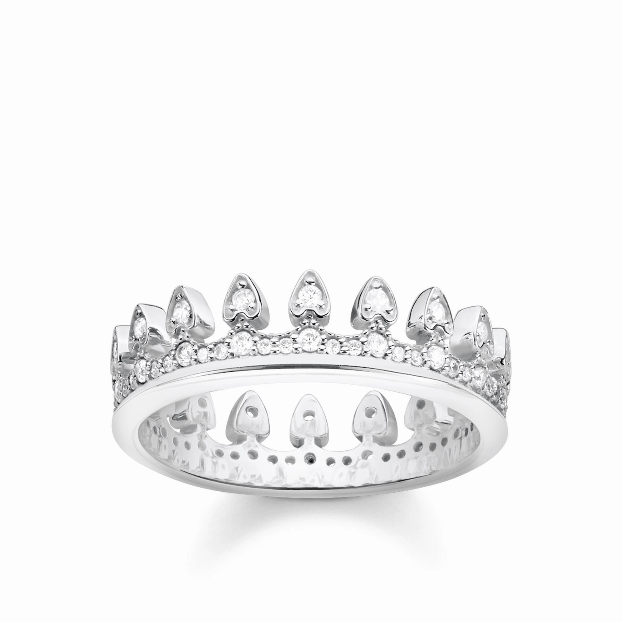 Thomas Sabo Glam & Soul Sterling Silver CZ Crown Ring