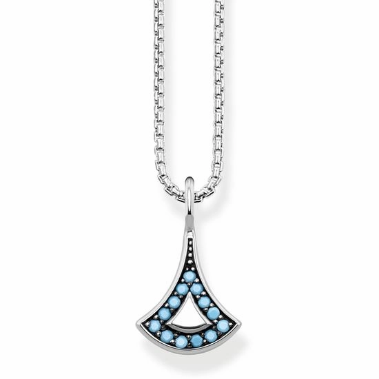 Thomas Sabo Glam and Soul Sterling Silver Asian Ornaments Necklace D