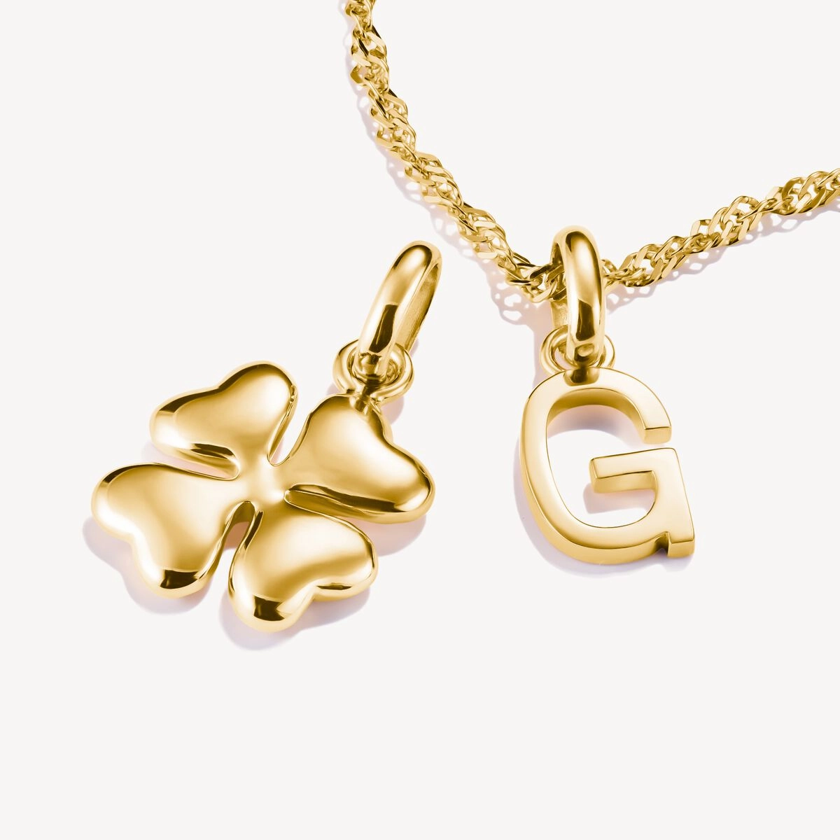 Thomas Sabo Gold Plated 3D Lucky Charm Connect Charm