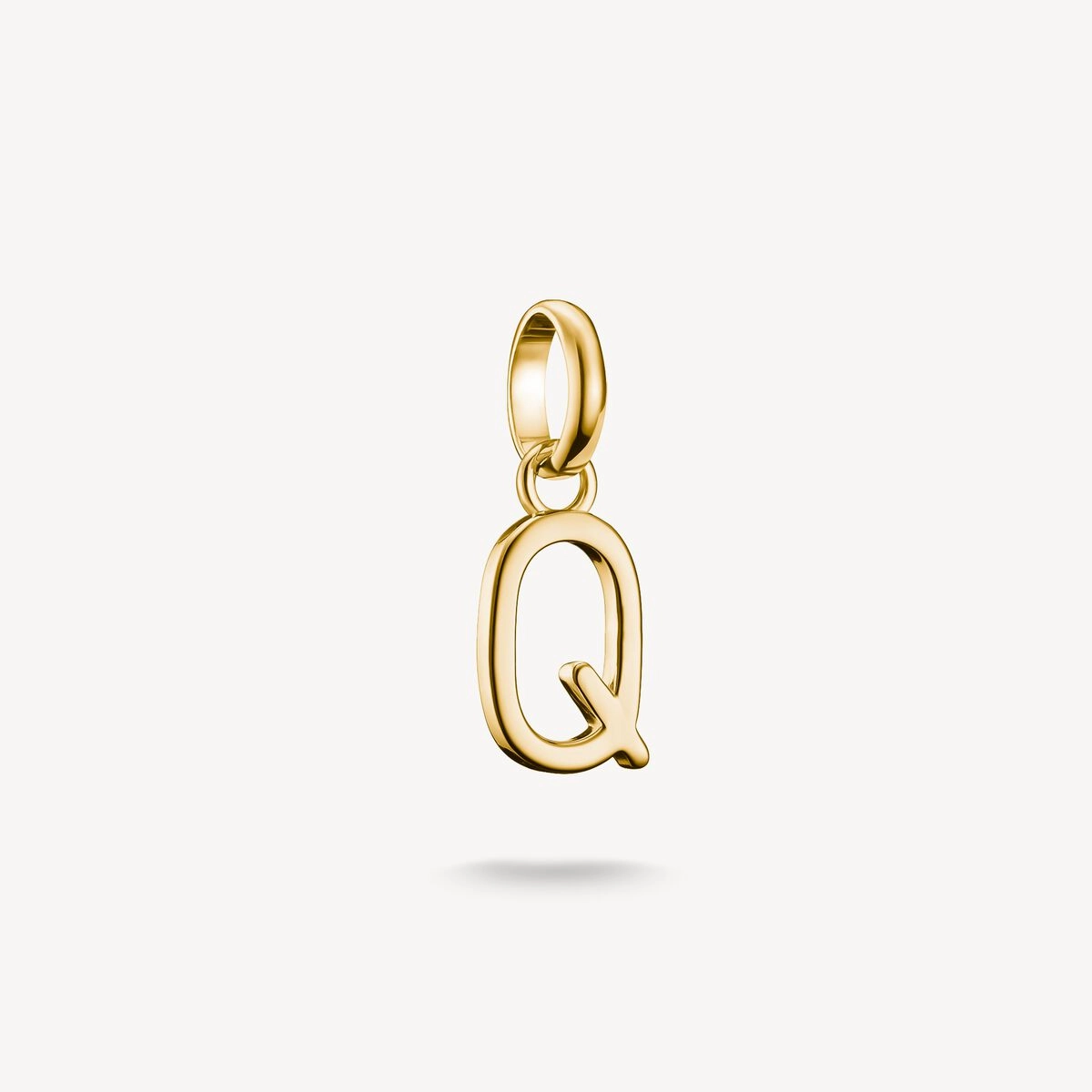 Thomas Sabo Gold Plated Letter Q Connect Charm