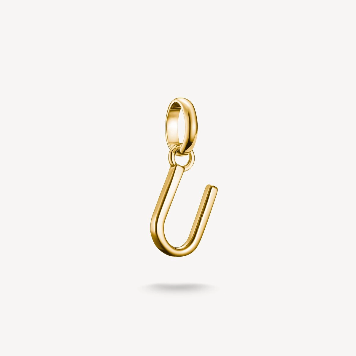 Thomas Sabo Gold Plated Letter U Connect Charm