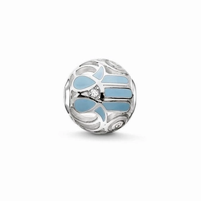 Thomas Sabo Karma Bead Blue Enamel Charm