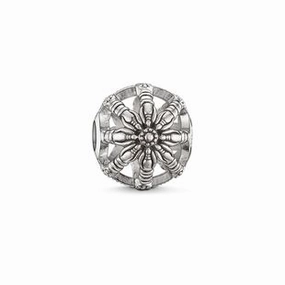 Thomas Sabo Karma Bead Sterling Silver Karma Wheel Charm