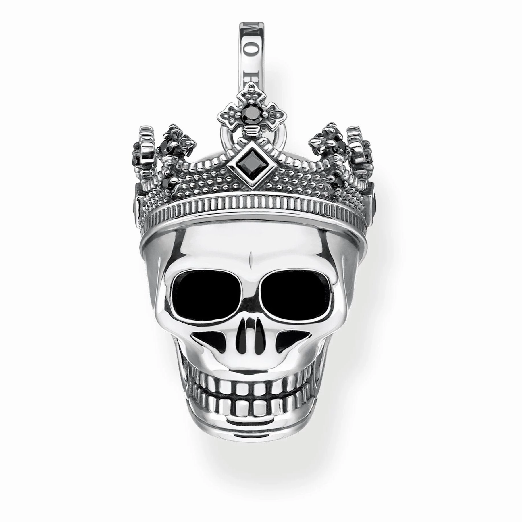 Thomas Sabo Rebel at Heart Sterling Silver Skull Crown Pendant