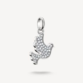 Thomas Sabo Sterling Silver Peace Dove Connect Charm