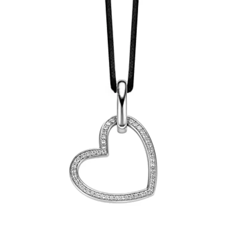 Ti Sento Necklace Open Heart