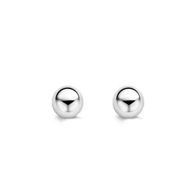 Ti Sento Sterling Silver Ball Stud Earrings D
