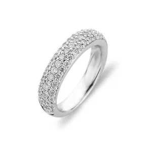 Ti Sento Sterling Silver Cubic Zirconia Dress Ring D