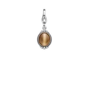 Ti Sento Sterling Silver Tigers Eye Charm D