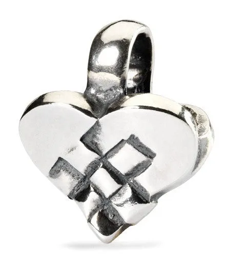 Trollbeads Bead Christmas Heart Silver