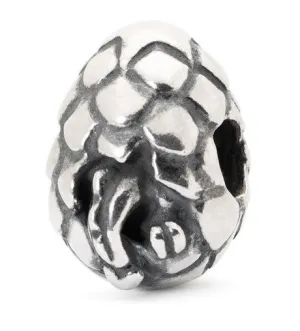Trollbeads Bead Dragon Egg Silver