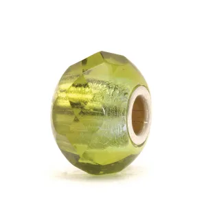 Trollbeads Bead Green Prism Glass