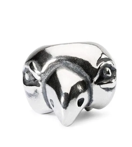 Trollbeads Bead Lucky Parrot Silver