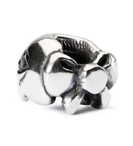 Trollbeads Bead Lucky Parrot Silver