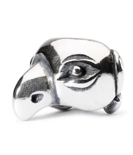 Trollbeads Bead Lucky Parrot Silver