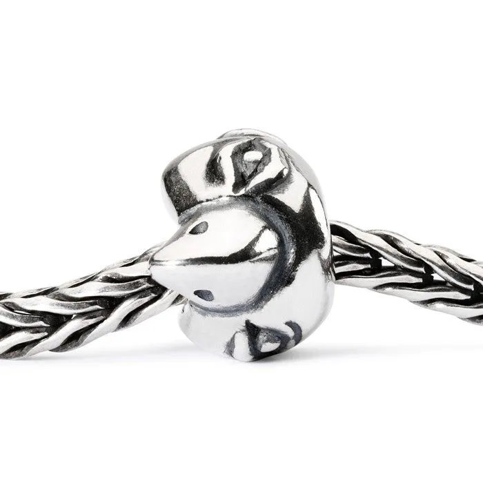 Trollbeads Bead Lucky Parrot Silver