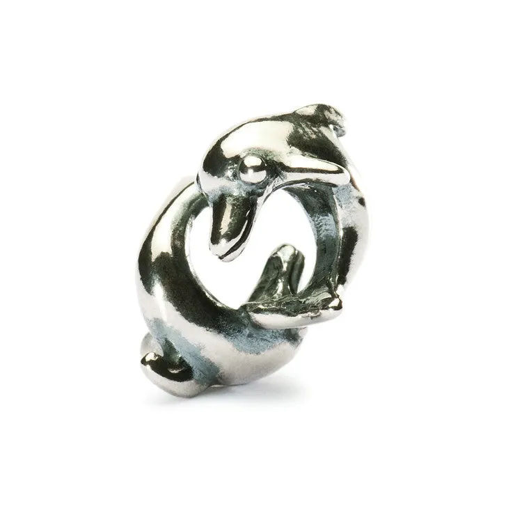 Trollbeads Bead Playing Dolphins