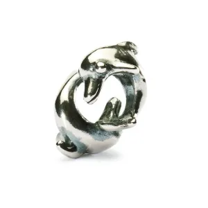 Trollbeads Bead Playing Dolphins