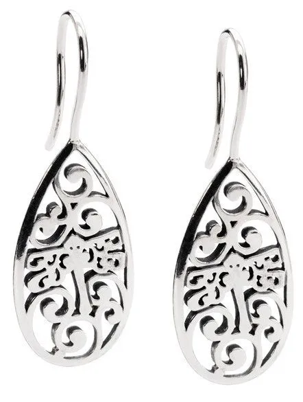 Trollbeads Earring Dragonfly Beauty Silver