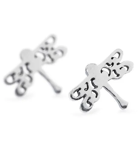 Trollbeads Earring Dragonfly Beauty Studs Silver