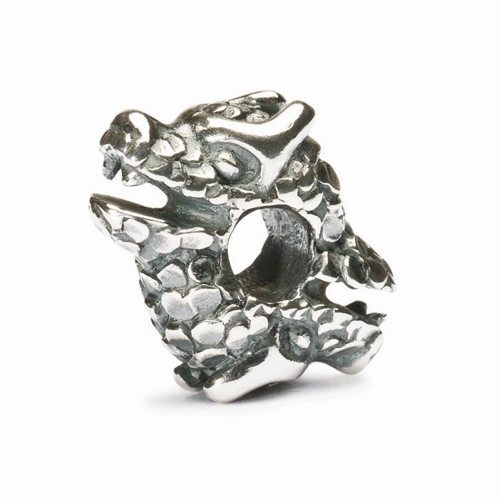 Trollbeads Bead Happy Dragon Silver