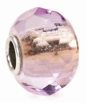 Trollbeads Bead Lavender Prism Silver