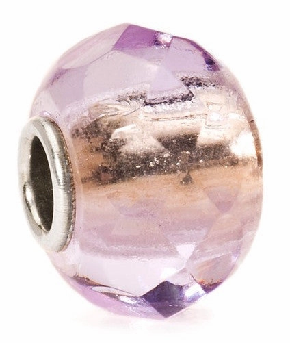 Trollbeads Bead Lavender Prism Silver