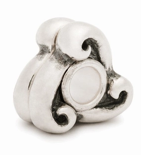 Trollbeads Bead Rolling Waves Silver