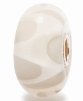 Trollbeads Bead White Paper Fold Silver
