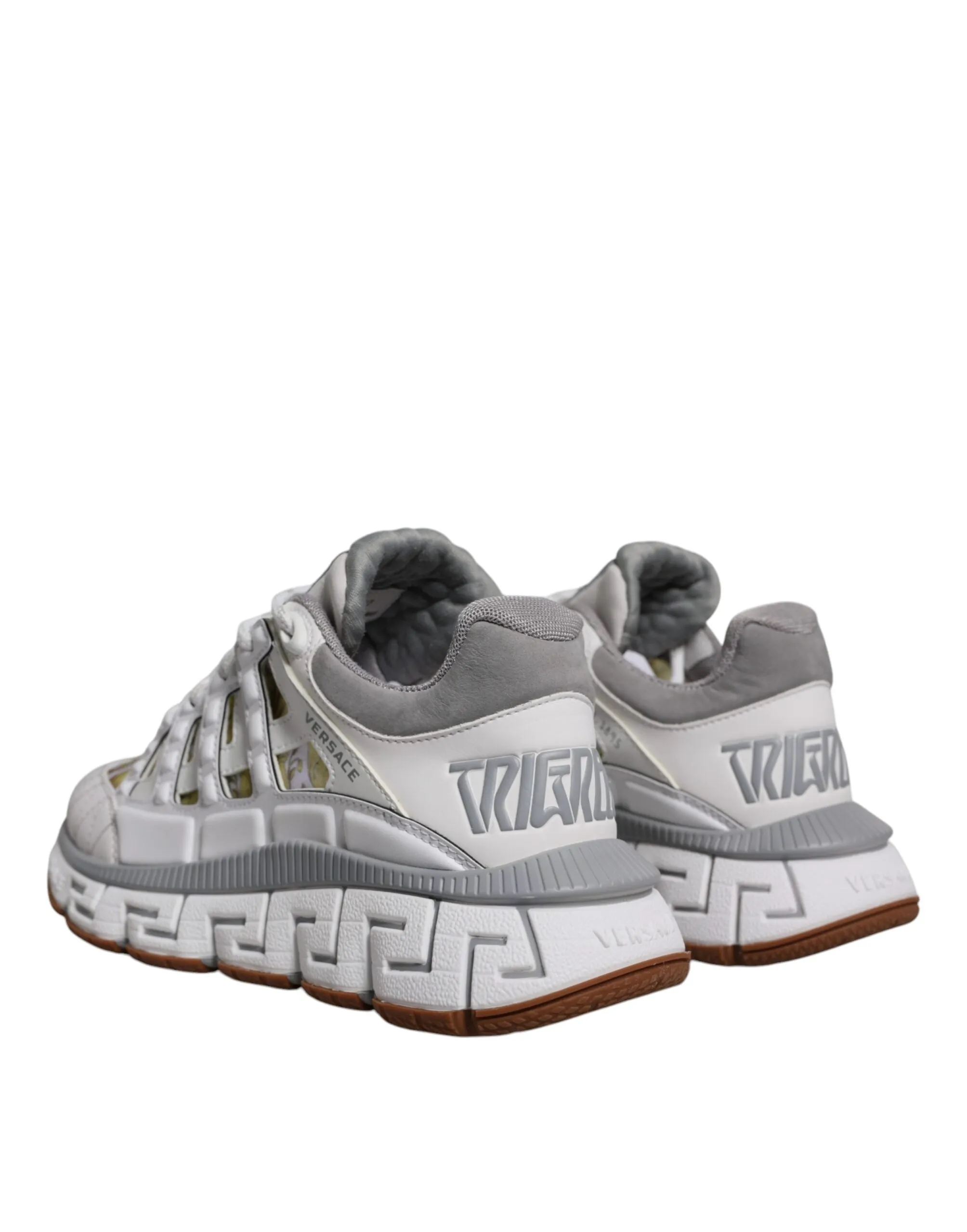 Versace  Trigreca Barocco Print Low Top Sneakers Men's Shoes